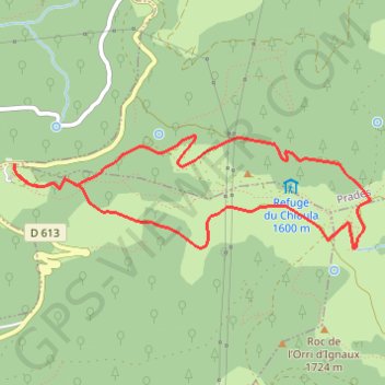 Trace GPS La Cabanette, itinéraire, parcours