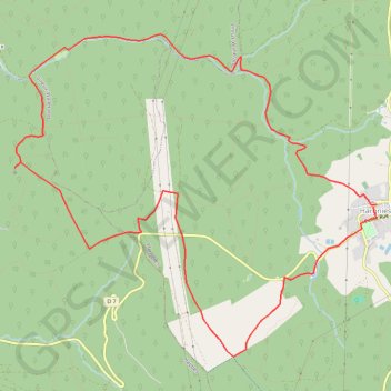 Trace GPS De Hargnies au Point de vue de la Roche à Fépin par la vallée du Risdoux, itinéraire, parcours