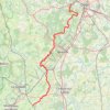 Trace GPS Velars-sur-Ouche - Le Puley, itinéraire, parcours