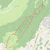 Trace GPS Mont Mussy et Mont Mourex, itinéraire, parcours