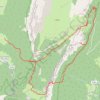 Trace GPS Varvat - Col de l'Alpe - Passage du Fourneau - Varvat, itinéraire, parcours