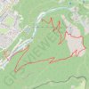 Trace GPS Rives de la Mer de Glace - Rocher des Mottets, itinéraire, parcours