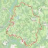 Trace GPS Tour de la Xaintrie Blanche (Corrèze), itinéraire, parcours