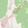 Trace GPS La Tournette depuis Belchamp (Bornes - Aravis), itinéraire, parcours