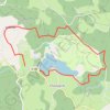 Trace GPS Lac du Coiroux, itinéraire, parcours