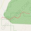 Trace GPS Kanarra Creek Canyon, itinéraire, parcours