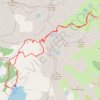 Trace GPS Rando du col de la Cayolle au lac d'Allos, itinéraire, parcours