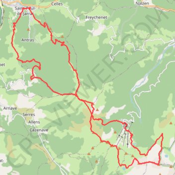Trace GPS Trail des Crêtes du Mont Fourcat au Saint-Barthélemy, itinéraire, parcours
