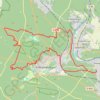 Trace GPS Boucle VTT dans la forêt de Fontainebleau, itinéraire, parcours