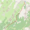 Trace GPS Liaison du refuge d'Asinau à Quenza, itinéraire, parcours