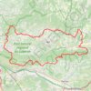 Trace GPS Parc naturel régional du Luberon, itinéraire, parcours