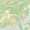 Trace GPS Col de Vence Le Gourbel Saint-Jeannet, itinéraire, parcours
