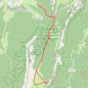 Trace GPS Passage de l'Aulp du Seuil (38), itinéraire, parcours