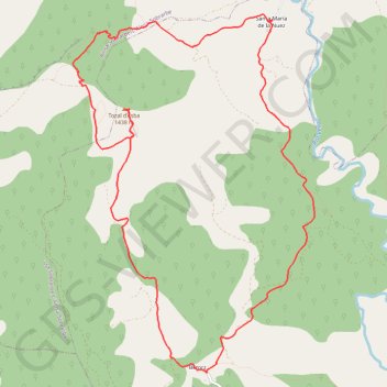 Trace GPS Sta Maria de la Nuez ai, itinéraire, parcours