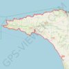 Trace GPS GR34 De Douarmenez à Trunvel (Finistère), itinéraire, parcours