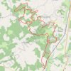 Trace GPS Rioux Martin 36 kms, itinéraire, parcours