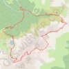 Trace GPS Pointe Centrale Sud du Ferrouillet en boucle depuis Prabert (Belledonne), itinéraire, parcours