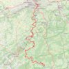 Trace GPS GR 057 : Vallée de l'Ourthe, itinéraire, parcours