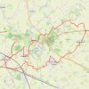 Trace GPS Cassel-Terdeghem-Moulin de la Roome-Cassel, itinéraire, parcours