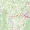 Trace GPS Via Rhôna : Annecy - Seyssel, itinéraire, parcours