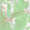 Trace GPS De Saint-Michel-d'Euzet à La Roque-sur-Cèze, itinéraire, parcours
