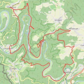 Trace GPS Bouillon 2 26/09/2020, itinéraire, parcours