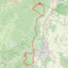 Trace GPS Haut Koenigsbourg, itinéraire, parcours
