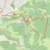 Trace GPS Rando du Saint Etienne La Barbanche Salvaris, itinéraire, parcours