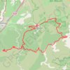 Trace GPS N.D.des anges massif des Maures (Var), itinéraire, parcours