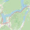 Trace GPS Salmon Arm - Sicamous, itinéraire, parcours