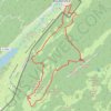 Trace GPS Bois-d'Amont - Creux du Croue - Mont Salat, itinéraire, parcours