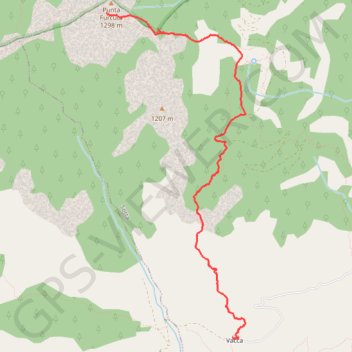 Trace GPS Bergeries Biltaza, itinéraire, parcours