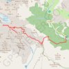 Trace GPS Mont Perdu, Baudrimont NW, Terrasse Bellevue, Refuge de Piñeta (J2), itinéraire, parcours
