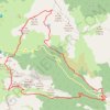 Trace GPS Mont Ceint et pic des Trois Seigneurs depuis le pont de Matché, itinéraire, parcours