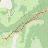 Trace GPS Du col des Mille Martyrs au Vivier des Chartreux, itinéraire, parcours