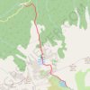 Trace GPS Lac de Nino à partir de Poppaghia, itinéraire, parcours