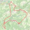 Trace GPS La vallée de la Loue vers Ornans, itinéraire, parcours