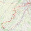 Trace GPS De Toulouse aux contreforts des Pyrénées, itinéraire, parcours