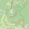 Trace GPS Lacs vosgiens, Sentier des Roches, itinéraire, parcours