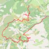 Trace GPS Cadières de Brandis, itinéraire, parcours