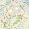 Trace GPS Boucle Amiens - Saint-Fuscien - Dury, itinéraire, parcours