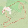 Trace GPS Bornes Milliaires et Ravin de la Caussine, itinéraire, parcours