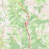 Trace GPS Col d'Allos - Colmars, itinéraire, parcours