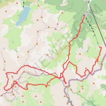 Trace GPS Ski de rando au Thabor, itinéraire, parcours