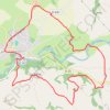 Trace GPS Salmiech, Rocher de Peyrelevade, itinéraire, parcours