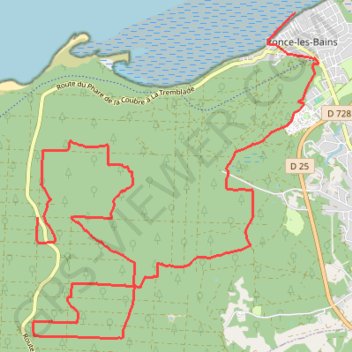 Trace GPS La Tremblade Course à pied, itinéraire, parcours