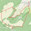 Trace GPS Le signal de Saint Loup sur Aujon, itinéraire, parcours
