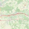 Trace GPS 11Bléré-Thésée: 25.80 km, itinéraire, parcours