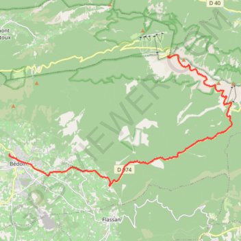 Trace GPS Mountain Biking 4/19/13 8:46 am, itinéraire, parcours