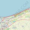 Trace GPS Au nord de Dunkerque - Plages et Dunes, itinéraire, parcours